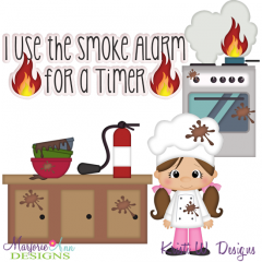 I Use The Smoke Alarm For A Timer Exclusive Cut Files+Clipart