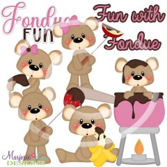 Franklin & Frannie Fondue Fun Cutting Files Includes Clipart