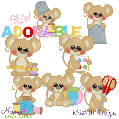 Sew Adorable SVG Cutting Files Includes Clipart