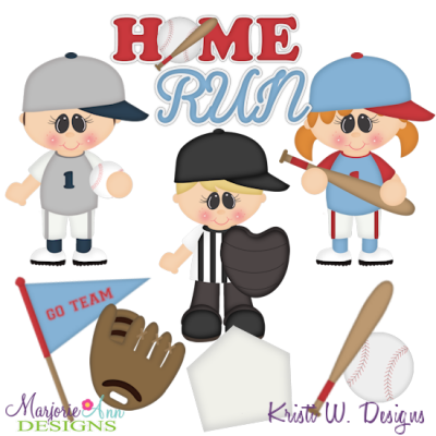 When I Grow Up~Baseball Player Cutting Files-Includes Clipart