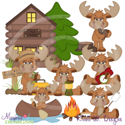 The Great Outdoors SVG Cutting Files Includes Clipart