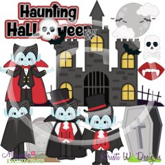 Haunted Night SVG Cutting Files/Paper Piecing +Clipart
