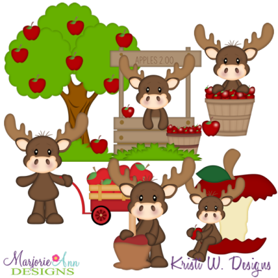 Marty At The Orchard Cutting Files Includes Clipart