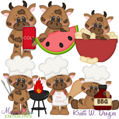 BBQ Beef SVG Cutting Files Includes Clipart