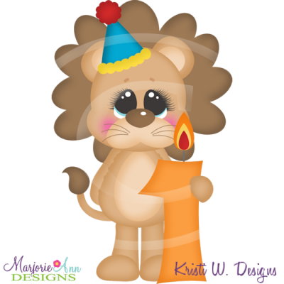 Party Animal 1st Birthday Cutting Files-Includes Clipart