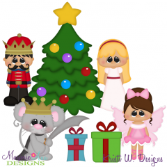 A Christmas Dream SVG Cutting Files Includes Clipart