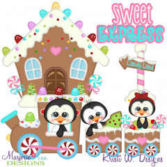 Sweet Express-Penguins SVG Cutting Files + Clipart