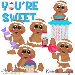 You're Sweet Exclusive SVG Cutting Files + Clipart
