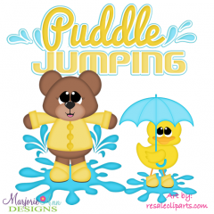 Puddle Jumping Exclusive SVG Cutting Files Includes Clipart