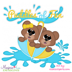 Puddles Of Fun Exclusive SVG Cutting Files Includes Clipart