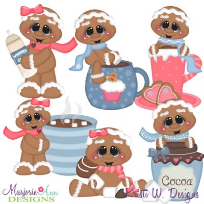 Cookies & Cocoa SVG Cutting Files + Clipart