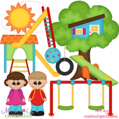 Playground Fun EXCLUSIVE SVG Cutting Files Includes Clipart