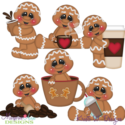 Cookies & Coffee Exclusive SVG Cutting Files + Clipart