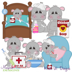 Harvey Under The Weather SVG Cutting Files Includes Clipart