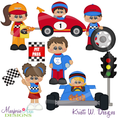When I Grow Up~Racecar Driver SVG Cutting Files Includes Clipart