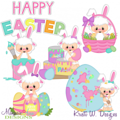 Eggstra Adorable SVG Cutting Files Includes Clipart