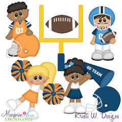 Time For Football SVG Cutting Files Includes Clipart