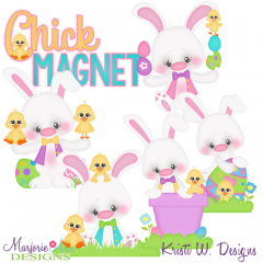 Chick Magnet Exclusive SVG Cutting Files Includes Clipart