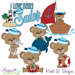 Bently Big Sea Adventure SVG Cutting Files Includes Clipart