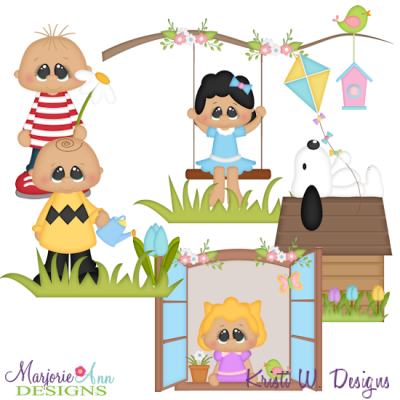 Nutty Bunch Spring SVG Cutting Files Includes Clipart