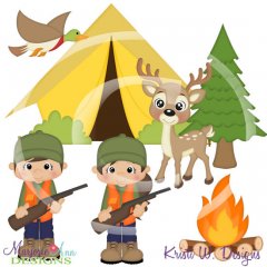 Hunting Trip SVG Cutting Files/Paper Piecing +Clipart