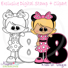 A Very Minnie Birthday SVG Exclusive Cutting Files + Clipart