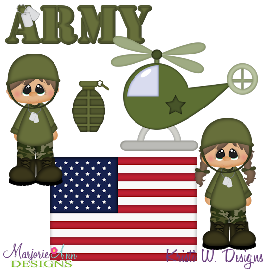 Army SVG Cutting Files + Clipart - Click Image to Close