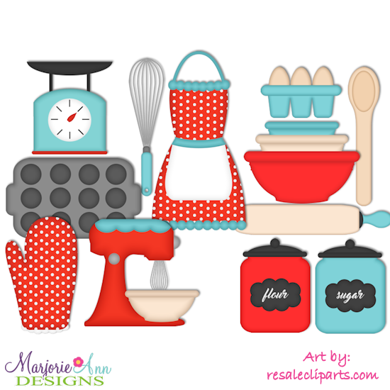 Baking EXCLUSIVE SVG Cutting Files Includes Clipart - Click Image to Close