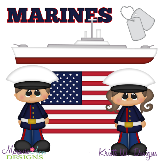 Marines SVG Cutting Files + Clipart - Click Image to Close