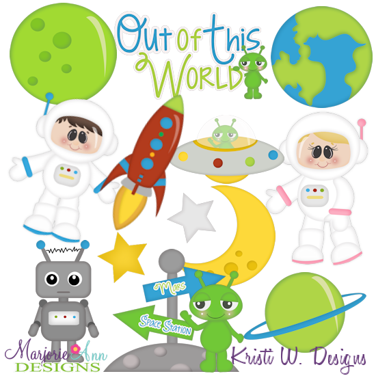 When I Grow Up~Astronaut Cutting Files-Includes Clipart - Click Image to Close