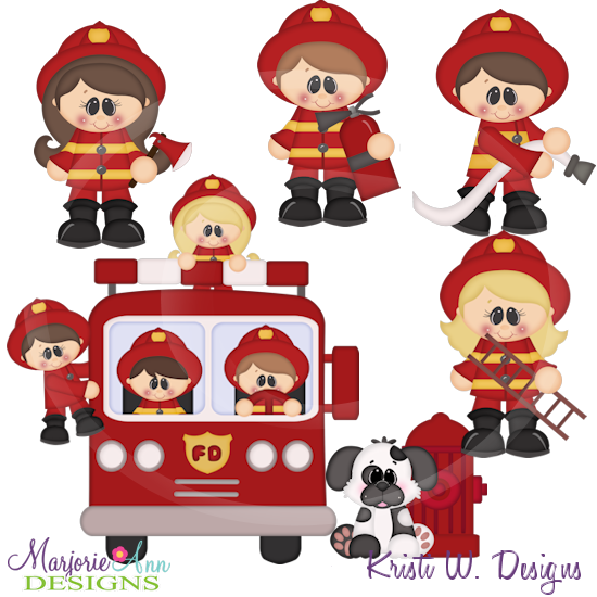 When I Grow Up~Fireman SVG Cutting Files+Clipart - Click Image to Close