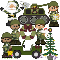 Army SVG Cutting Files + Clipart