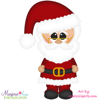 Friend Pals-Santa Exclusive SVG Cutting Files + Clipart