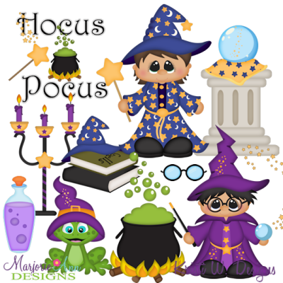 Hocus Pocus SVG Cutting Files + Clipart