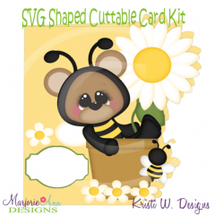 Bee Happy SVG Cutting Files Includes Clipart