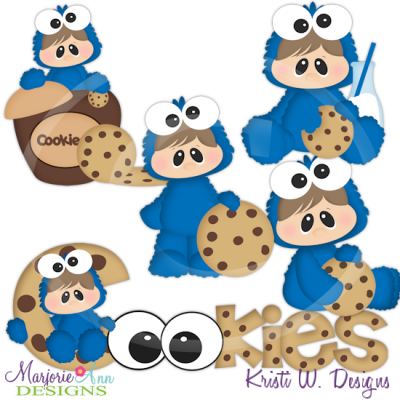 I Love Cookies Cutting Files-Includes Clipart