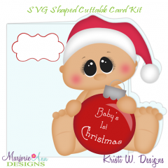 Baby's First Christmas SVG Cutting Files Includes Clipart