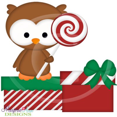 FREE-Happy Owlidays Freebie SVG Cutting Files Includes Clipart