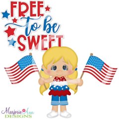 Free To Be Sweet SVG Cutting Files + Clipart