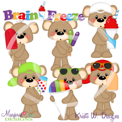Frankliln-Brain Freeze SVG Cutting Files Includes Clipart