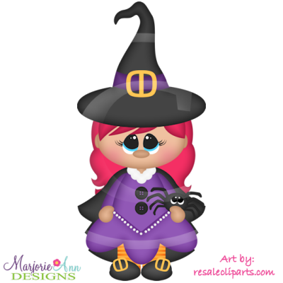 Friend Pals-Witch Exclusive SVG Cutting Files Includes Clipart