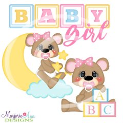 Baby Frannie SVG Cutting Files + Clipart