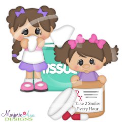 Get Well Soon-Girl SVG Cutting Files
