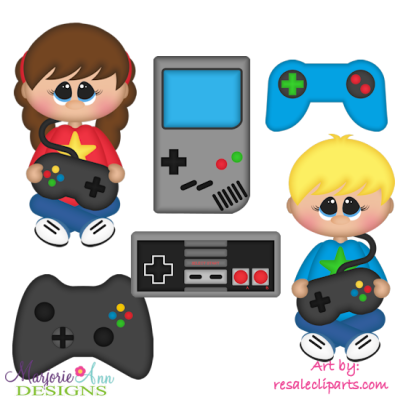 Gamers Exclusive SVG Cutting Files Includes Clipart