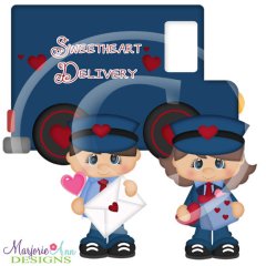 Sweetheart Delivery SVG Cutting Files