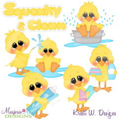Bathtime Exclusive SVG Cutting Files + Clipart