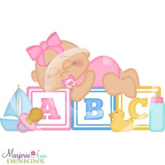 Baby Girl Blocks SVG Cutting Files