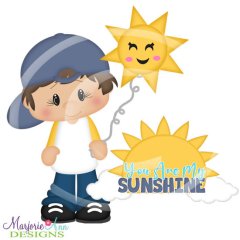 My Sunshine Boy SVG Cutting Files + Clipart