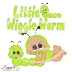 Our Little Wiggle Worm SVG Cutting Files
