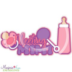 Meeting Mimi Title SVG Cutting Files